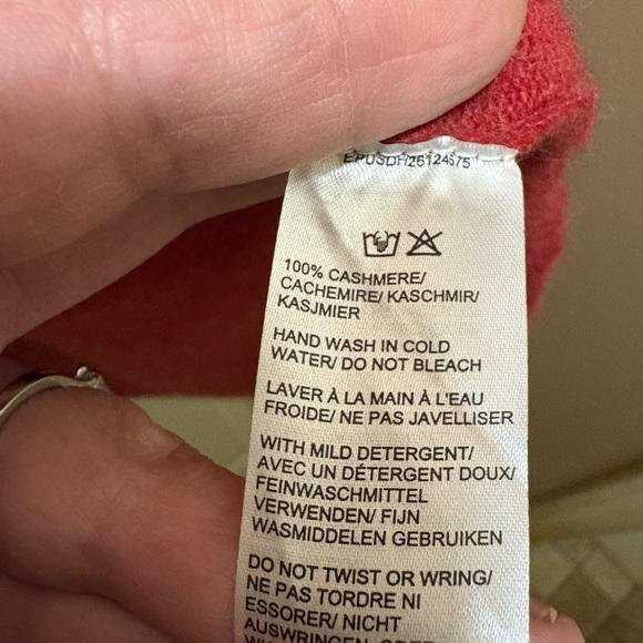 SAKS FIFTH AVENUE 100% Cashmere Turtleneck Sweater – Women’s L - Picture 3 of 14